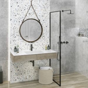 Керамогранит Alma Ceramica Terrazzo (белый) Керамогранит Alma Ceramica Terrazzo (белый)